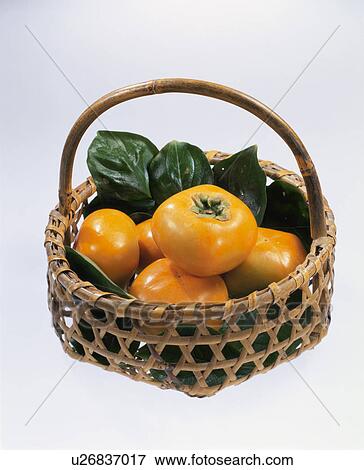 Stock Photo - Persimmon, Tone Persimmon,. Fotosearch