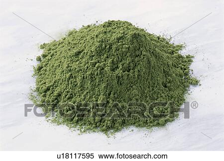 Stock Photography - Powdered Green Tea. Fotosearch