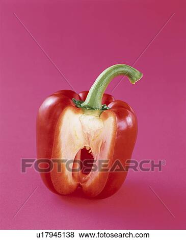 Red Bell Pepper View Large Photo Image Stock Photo - Red Bell Pepper. Fotosearch