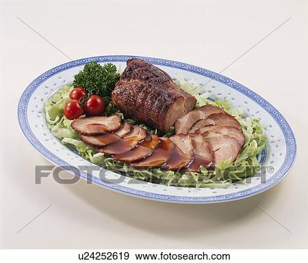 Roast Pork, Sauce View Large Photo Image Stock Photo - Roast Pork, Sauce. Fotosearch