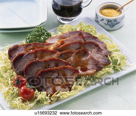 Stock Image - Roast Pork. Fotosearch