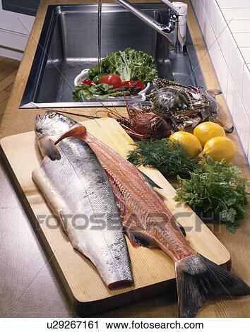 Stock Image - Salmon. Fotosearch