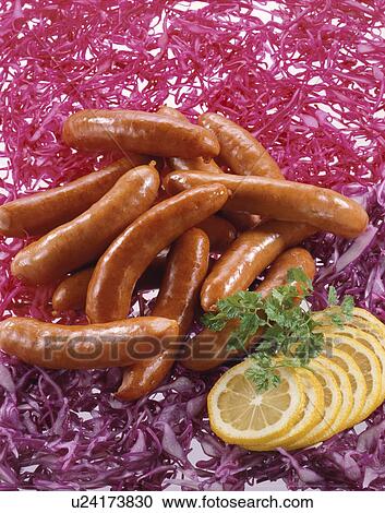 Stock Image - Sausage. Fotosearch