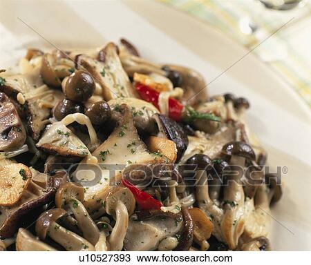 Stock Image - Saute Of Mushroom. Fotosearch