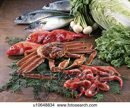 Picture - Sea Food Set. Fotosearch