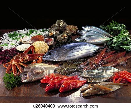 Stock Photo - Sea Food Set. Fotosearch