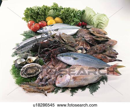 Stock Photography - Sea Food Set. Fotosearch