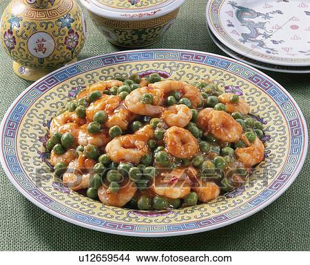 Stir Fried Shrimp And Peas View Large Photo Image Picture - Stir Fried Shrimp And Peas. Fotosearch