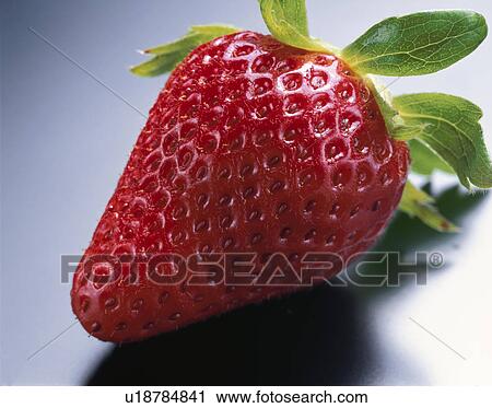 Strawberry View Large Photo Image Stock Image - Strawberry. Fotosearch