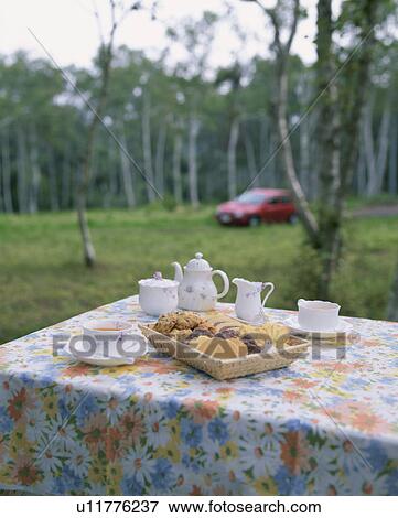 Stock Photo - Teatime, Biscuit. Fotosearch