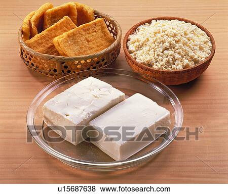 Tofu, Tofu Lees, Thick Deep-Fried Tofu View Large Photo Image Stock Photo - Tofu, Tofu Lees, Thick Deep-Fried Tofu. Fotosearch