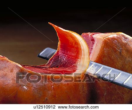Stock Image - Uncured Ham. Fotosearch