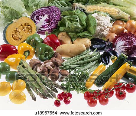 Picture - Vegetable Set. Fotosearch