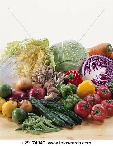 Stock Image - Vegetable Set. Fotosearch