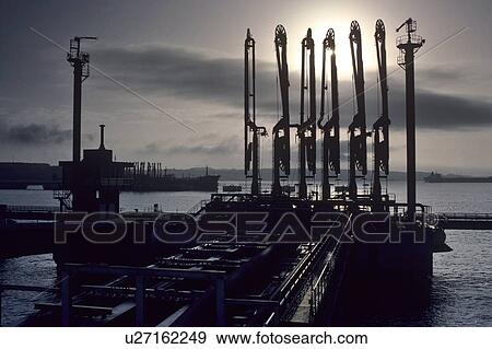 Stock Photo - Dockside Lifting Equipment. Fotosearch