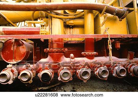 Fracturing Pump Unit View Large Photo Image Stock Photo - Fracturing Pump Unit. Fotosearch