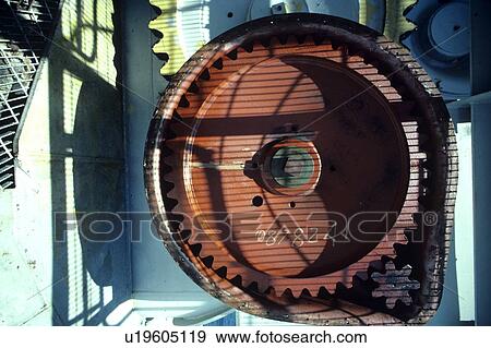 Jacking Gear on Jackup Oil Drilling Rig  View Large Photo Image Stock Photo - Jacking Gear on Jackup Oil Drilling Rig . Fotosearch