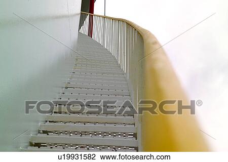 Stock Image - Ladder on Oil Storage Tank. Fotosearch