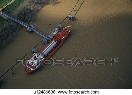 Stock Photo - LPG Tanker Offloading. Fotosearch