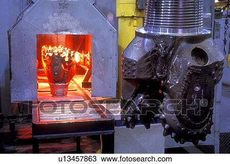 Stock Image - Manufacturing Drill Bits. Fotosearch