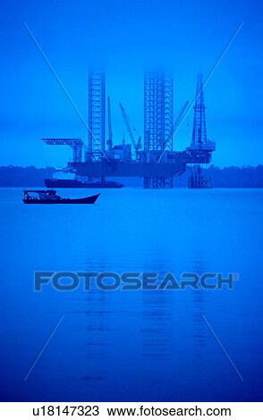 Offshore Oil Drilling Rig in Sumatra with Fishing Boat View Large Photo Image Stock Image - Offshore Oil Drilling Rig in Sumatra with Fishing Boat. Fotosearch