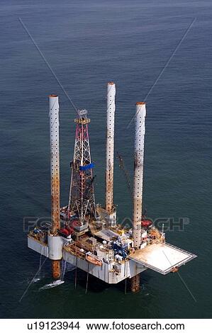 Offshore Oil Drilling Rig View Large Photo Image Picture - Offshore Oil Drilling Rig. Fotosearch