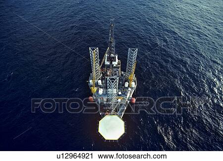 Offshore Oil Drilling Rig View Large Photo Image Stock Image - Offshore Oil Drilling Rig. Fotosearch