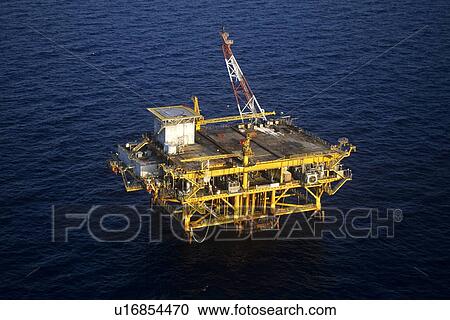 Stock Image - Offshore Production Platform. Fotosearch