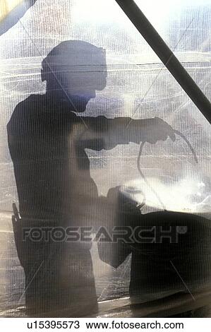 Oil Facility Worker View Large Photo Image Stock Image - Oil Facility Worker. Fotosearch