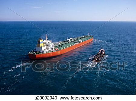 Oil Tanker and Supply Boat View Large Photo Image Stock Image - Oil Tanker and Supply Boat. Fotosearch