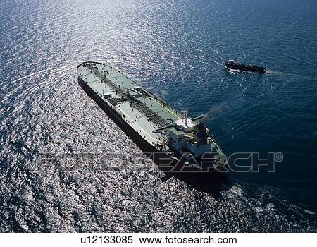 Oil Tanker and Supply Boat View Large Photo Image Stock Photography - Oil Tanker and Supply Boat. Fotosearch
