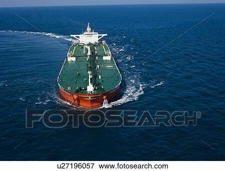 Oil Tanker at Sea View Large Photo Image Stock Photo - Oil Tanker at Sea. Fotosearch