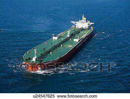 Stock Photography - Oil Tanker at Sea. Fotosearch