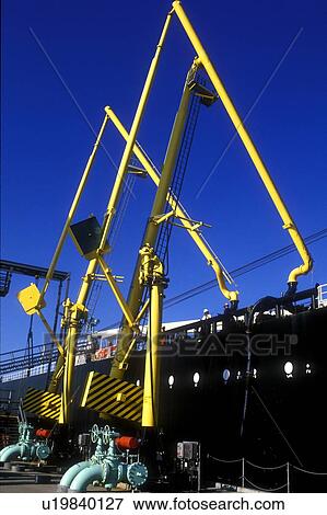 Stock Photo - Oil Tanker Offloading Equipment. Fotosearch