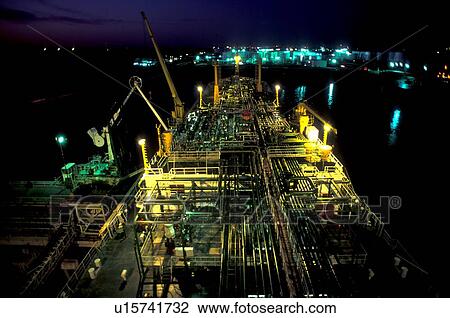 Oil Tanker Offloading in Houston Ship Channel at Night View Large Photo Image Stock Image - Oil Tanker Offloading in Houston Ship Channel at Night. Fotosearch