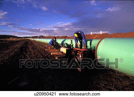 Pipeline Pigging Crew View Large Photo Image Stock Image - Pipeline Pigging Crew. Fotosearch