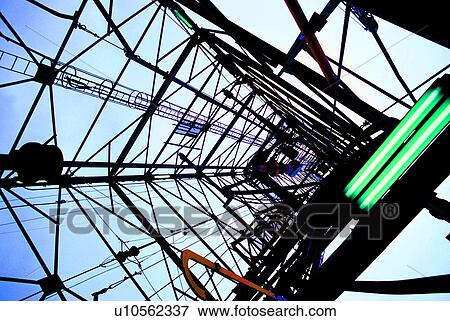 View Of Offshore Oil Rig Derrick Looking Upward View Large Photo Image Stock Photo - View Of Offshore Oil Rig Derrick Looking Upward. Fotosearch