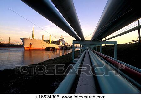View through Pipelines of Cargo Ship in Port View Large Photo Image Stock Photograph - View through Pipelines of Cargo Ship in Port. Fotosearch