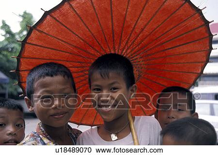 Stock Image - 16, person, 03, thai, children, people. Fotosearch