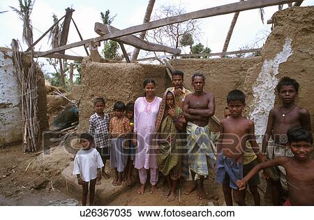 Stock Photography - 5449, people, children, person, house, family. Fotosearch