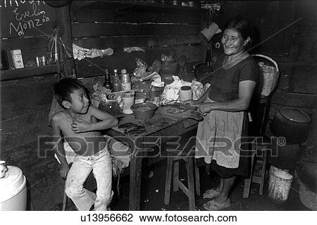Stock Image - 584, child, home, person, coffee, people. Fotosearch
