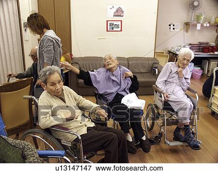 Stock Photo - alzheimer, person, japan, aging, home, people. Fotosearch
