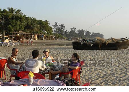arambol, people, tourists, india, person, beach View Large Photo Image Stock Image - arambol, people, tourists, india, person, beach. Fotosearch