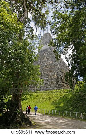 Stock Image - attikal, person, ruins, mayan, guatemala, people. Fotosearch