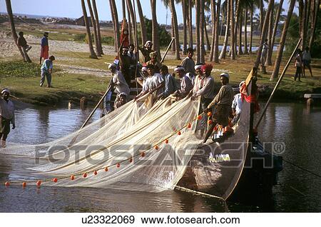 backwaters, india, nets, drawing, fishermen, 3755 View Large Photo Image Stock Photo - backwaters, india, nets, drawing, fishermen, 3755. Fotosearch