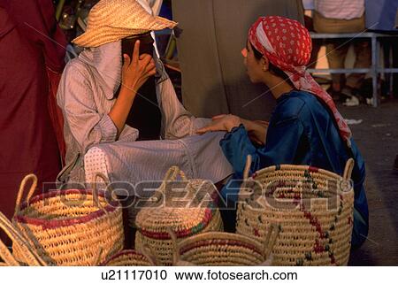 baskets, women, talking, females, moroccan, people View Large Photo Image Stock Image - baskets, women, talking, females, moroccan, people. Fotosearch