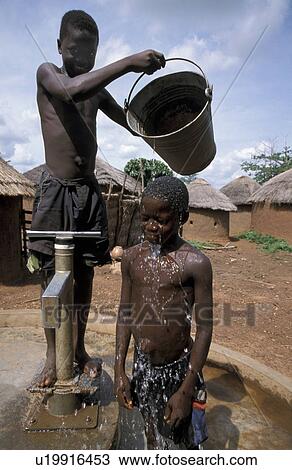 bath, person, taking, boys, ghana, people View Large Photo Image Stock Image - bath, person, taking, boys, ghana, people. Fotosearch