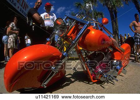 beach, red, daytona, foreground, motorcycle, big View Large Photo Image Stock Photo - beach, red, daytona, foreground, motorcycle, big. Fotosearch