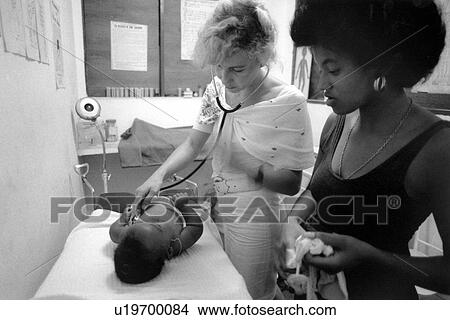 Picture - black, child, 093, doctor, person, people. Fotosearch