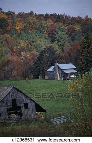 blue, house, hills, green, rolling, farm View Large Photo Image Stock Image - blue, house, hills, green, rolling, farm. Fotosearch
